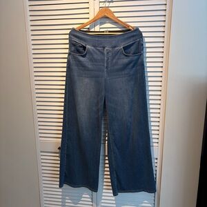 HALARA Flare Wide-Leg Denim Jeans